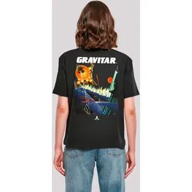 F4NT4STIC Atari Games Logo Retro Gaming in schwarz | Gr.: 3XL