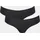SLOGGI String SLOGGI "ZERO Microfibre 2.0", Damen, Gr. L, schwarz, Single Jersey, Obermaterial: 76% Polyamid, 24% Elasthan, Unterhosen String, nahtlos, gewellte Abschlüsse, ultraleicht, Hipster-Stil