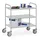 FETRA 4882 Bürowagen grau 3 Ebenen 53,5 x 90,0 x 92,5 cm