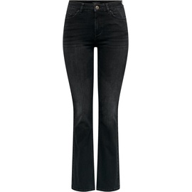 ONLY Flared Jeans mit Stretch-Anteil Modell 'BLUSH', Black, XS/32