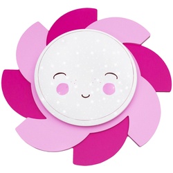 ELOBRA kids Kinderlampe Starlight Smile Holz Rosa