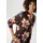 Aniston CASUAL Blusenkleid Blumendruck Beige/Blau/Braun 50