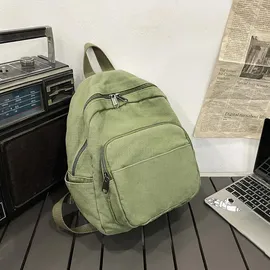 luxuskollektion Makukke Damen Rucksack Klein Canvas Grün