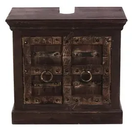 SIT Möbel Waschbeckenunterschrank Almirah 66 x 60 x 41 cm Braun