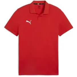 Puma teamGOAL Casuals Poloshirt Herren 01 red/white L