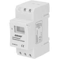 Orno PRE-414 Elektronische Zeitschaltuhr für DIN-Schiene, 3600W, 16 EIN/Aus-Programme