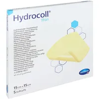 Hartmann Hydrocoll thin Z-fold 15x15cm 5 St