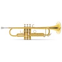 Lechgold TR-16R Bb-Trompete - aus Messing - Edelstahl-Ventile - inkl. Leichtkoffer - unbehandelt