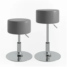 Vicco Hocker Kunstleder 34 x 67 x 0 cm Grau