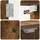 vidaXL Dartboard Schrank