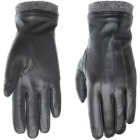 Pearlwood Daisy Lederhandschuhe Schwarz 8