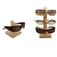 Yudu Brillenetui Brillenständer Brillenpräsenter für Brillen Holz-Ständer 10.7 cm