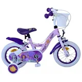 Volare Kinderfahrrad Disney Wish 12 Zoll ohne Rücktrittbremse - Lila