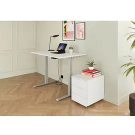 baselite Schreibtisch BaseLite Weiß / Silber