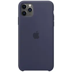 iPhone 11 Pro Max Silicone Case mitternacht