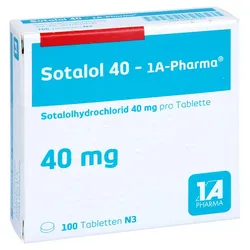 Sotalol 40-1a Pharma Tabletten 100 St