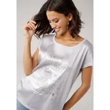 LAURA SCOTT Shirtbluse grau 38
