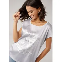 LAURA SCOTT Shirtbluse grau 38