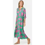 pm selected Maxikleid Strandkleid Grün 32
