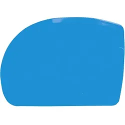 SCHNEIDER Teigschaber, asymmetrisch, Teigabstecher, Abmessung: 128 x 90 mm, ABS-Kunststoff, Farbe: blau