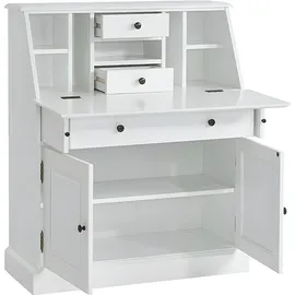 vente-unique Sekretär - MDF - Weiß - CLEORE
