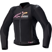 Alpinestars SMX Air Textiljacke Damen - Schwarz/Gelb/Pink / XS