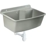GOSPO Ausgussbecken 61 x 44 x 23,5 cm Grau