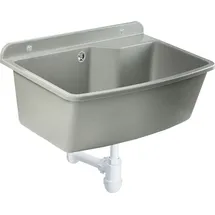 GOSPO Ausgussbecken 61 x 44 x 23,5 cm Grau