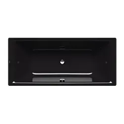 Kaldewei Puro duo Badewanne 266300010701 170x75cm, Überlauf mittig, schwarz