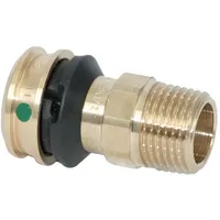 Viega Raxofix Übergangsstück 646288 16mmxR 1/2, mit SC-Contur, Rotguss