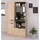 Parisot Meuble Küchenbuffet Eiche Dunkelgrau, Holz, 100x186x45 cm, Küchen,