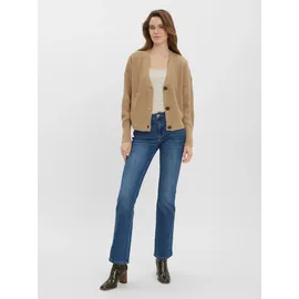 Vero Moda VMLEA LS V-Neck Cuff Cardigan Braun XS