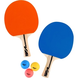 V3TEC 100 Fun Tischtennis-Set 2 TT-Schläger + 3 TT-Bälle