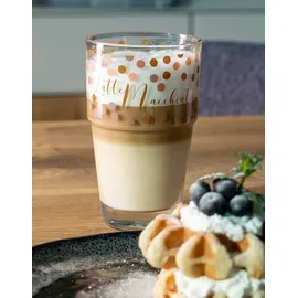 LEONARDO Latte-Macchiatoglas 410 ml Füllmenge