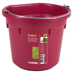 Futtereimer und Wassereimer FlatBack, Eimer mit Henkel, 20 Liter, rosé