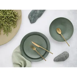 CreaTable Catania Eukalyptus Tafelservice 12-tlg. grün