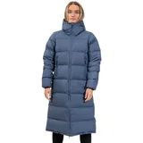 Bergans Damen Urban Down Long Mantel (Größe XL, blau)
