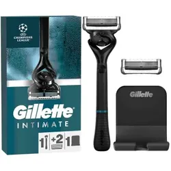 Gilette Gillette Intimate Rasierer für den Intimbereich mit 2 Nachfüllklingen und Duschhaken