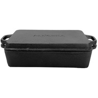 GAUMENKICK Kasserolle 2in1 Gusseisen in schwarz - 1 Liter