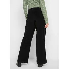 bonprix Cordhose Loose Fit Schwarz 56