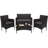 MCW MCW-F55 Loungeset braun/dunkelgrau