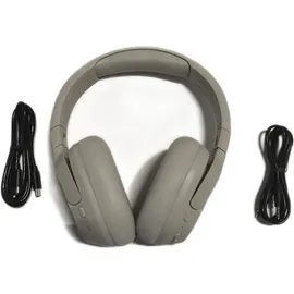 Belkin SoundForm Isolate Noise Cancelling Kopfhörer kabellos Bluetooth Kopfhörer, Headset mit Mikrofon, Over-Ear-Kopfhörer mit 60 Stunden Wiedergabe, tiefer Bass, CloudCushion Hörmuscheln – Sandfarben