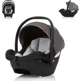 Chipolino i-Size Babyschale Duo Smart Gruppe 0+, Kissen, verstellbare Kopfstütze grau - Grau