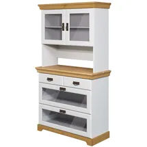 OTTO home Buffet Rügen 95 x 40 x 168,3 cm Weiß