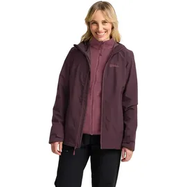 Jack Wolfskin Moonrise 3in1 Jacket Damen amaranth XXL