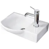 Fackelmann A-Vero Aufsatz-Handwaschbecken 45 x 32 cm (82390)