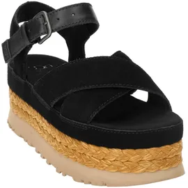 UGG Australia UGG Aubrey Ankle Strap Plateau Sandale schwarz 1167471 für Damen, schwarz, Größe 39