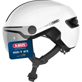 ABUS HUD-Y ACE Shiny White M