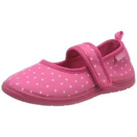 Playshoes Slipper Punkte Pink 28
