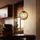 GLOBO Antik 1-flg. 25 cm rund Holz
